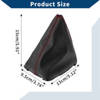 1 Pc Gear Shift Gaiter for Ford Focus C-MAX (2003–2010) Black Red Leather