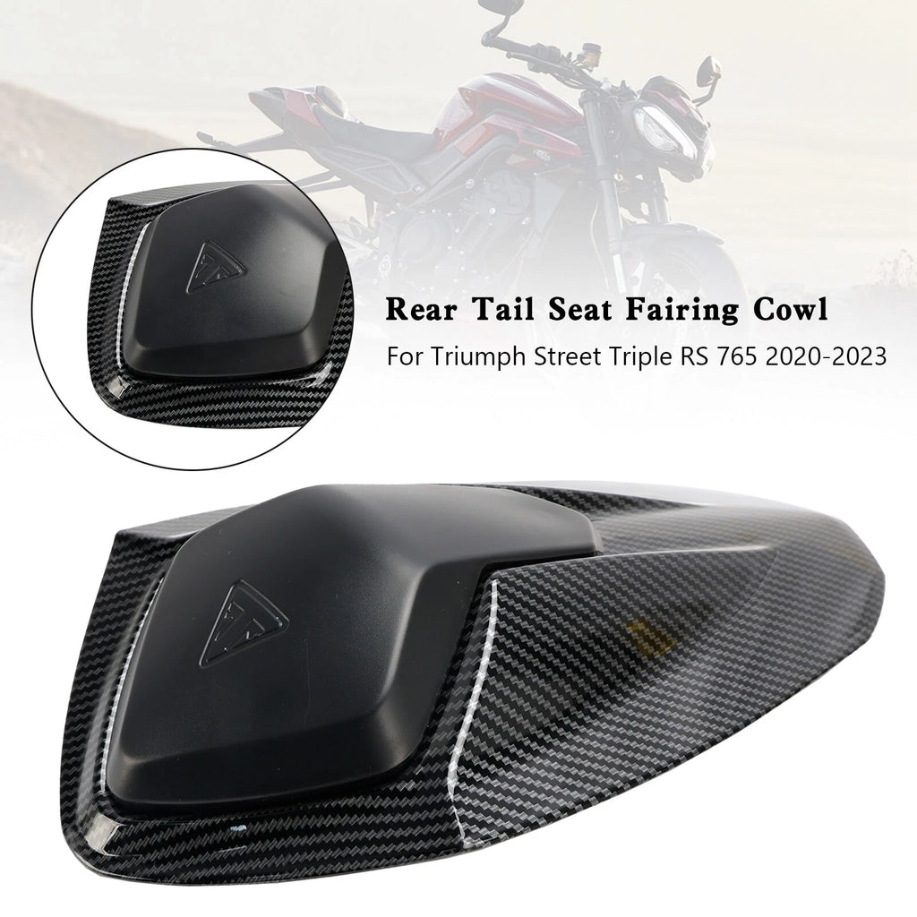 Rear Tail Seat Fairing Cowl Cover for Street Triple RS 765 (2020–2024) Carbon