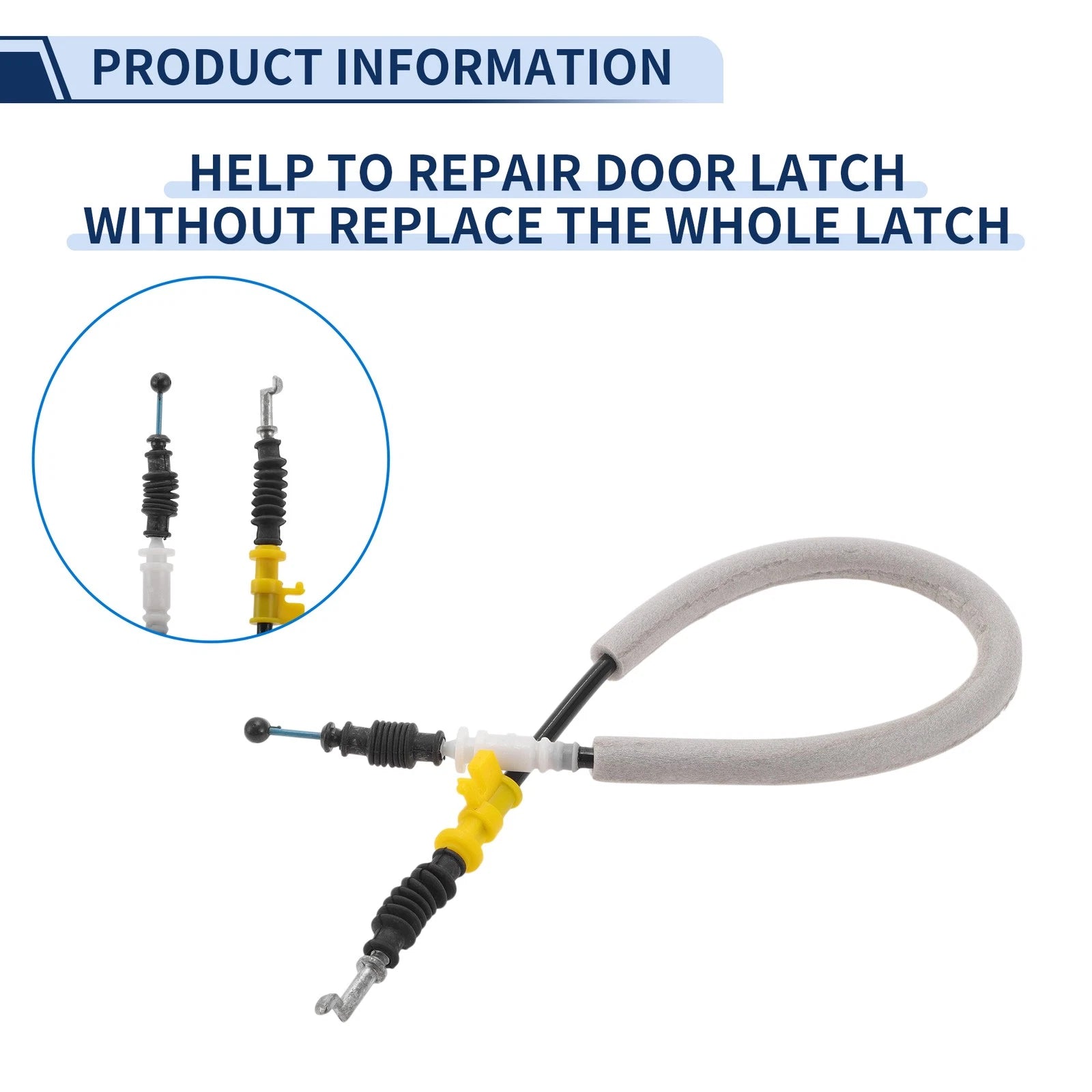 Door Latch Cable No. 8W0837099A for Audi Q5 (2017–2025) Front Left