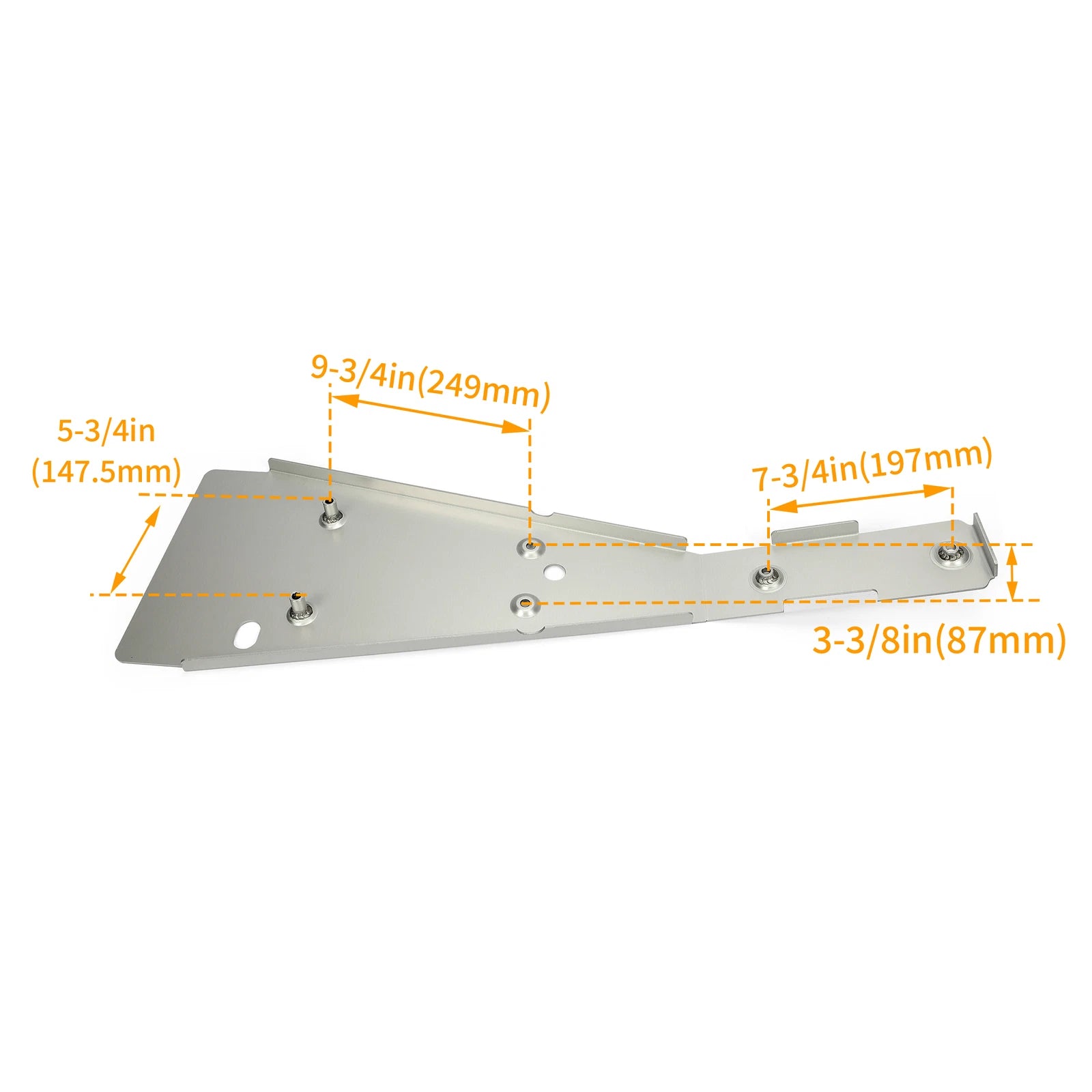 Engine Skid Glide Plate for Honda Sportrax TRX400EX 1999–2008, 400X 2009–2014