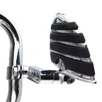 1" Wing Foot Peg Male Mount Clamps for Harley Sportster 883 XL1200, Honda Shadow