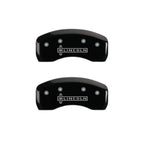 Set of 4 Black Caliper Covers for Lincoln Aviator (2020–2024)