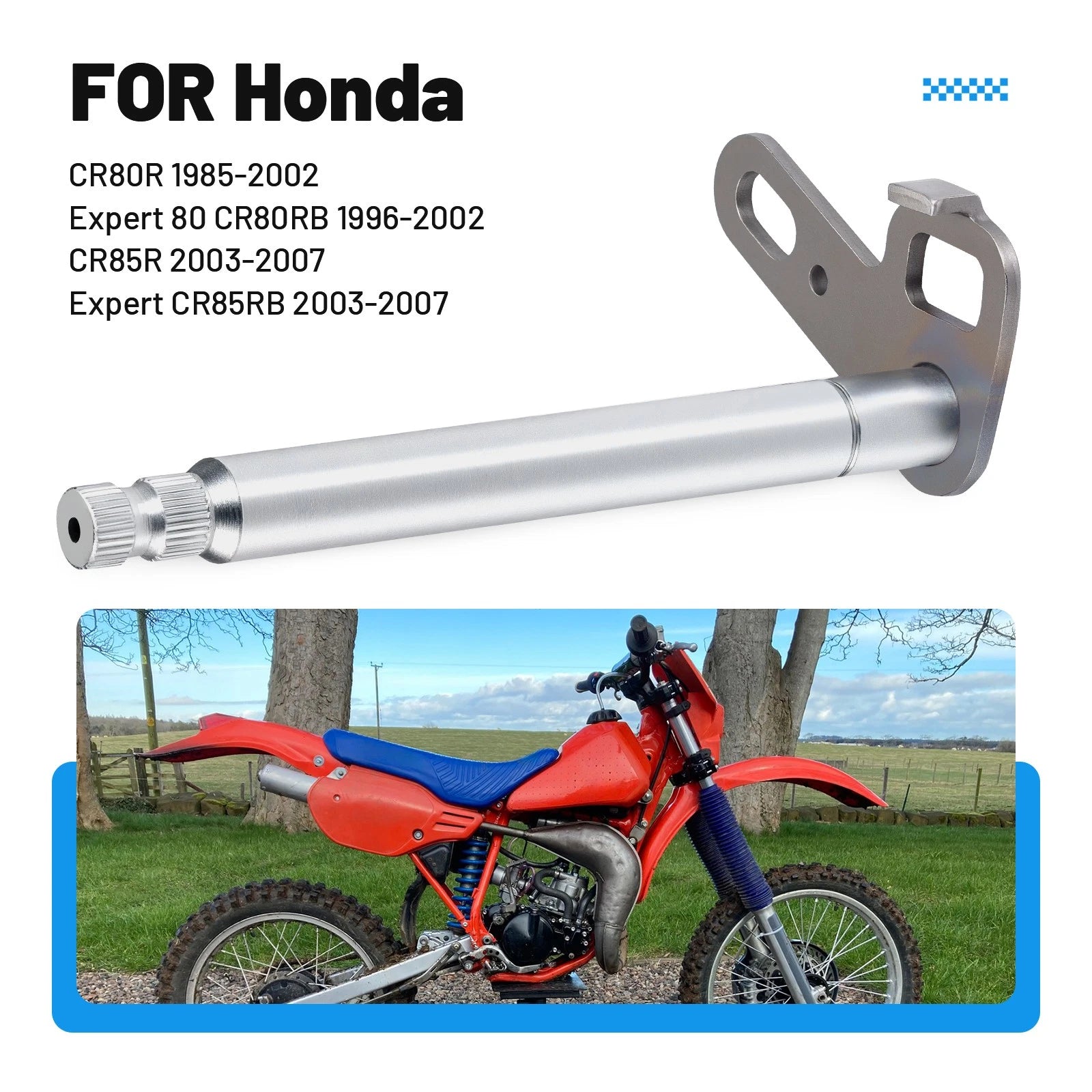 Trans Shifter Shaft for Honda CR80R CR80RB CR85R CR85RB (1985-2007)