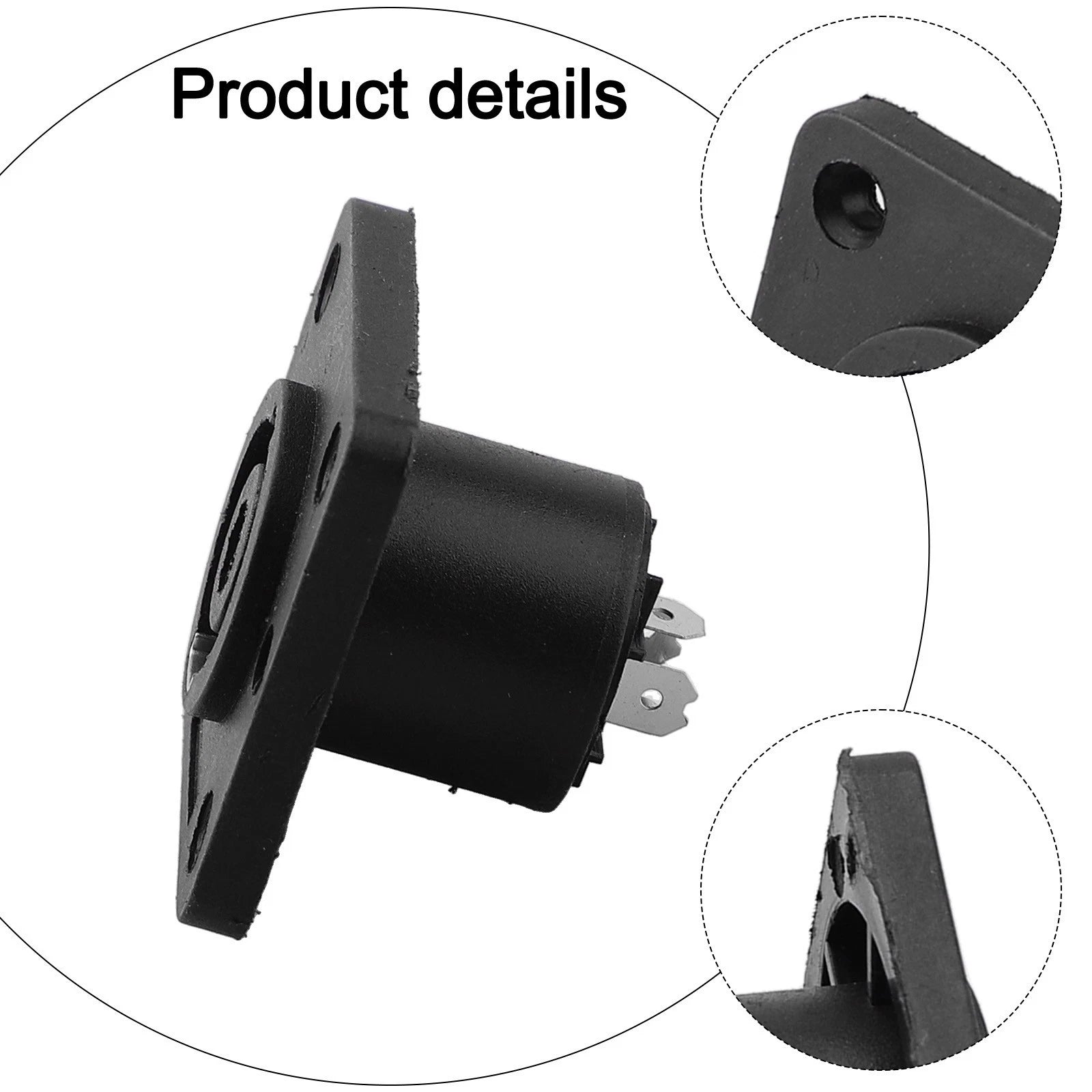 4 Pole Speakon Female Connector for Long Lasting Connection