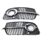 Front Fog Lamp Grill Cover Chrome Trim for Audi Q5 (2013-2017)