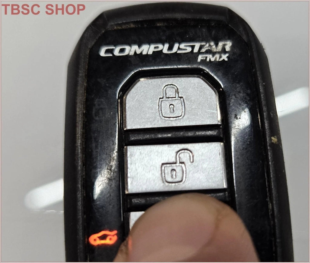 2X Compustar 2WG15R-FM Chrome FMX Remote Starter Key Fob VA5REH500-2WFX