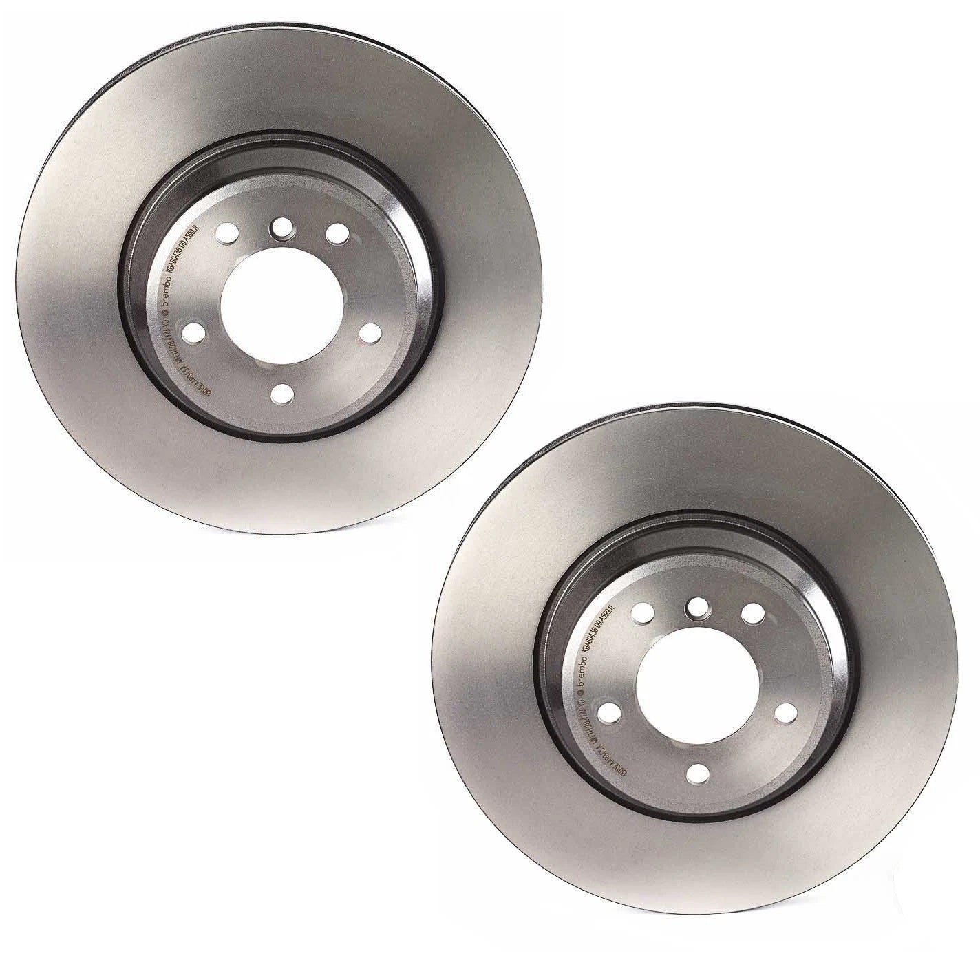 Set of 2 Front 348mm Disc Brake Rotors for BMW E84 E90 E92 E93