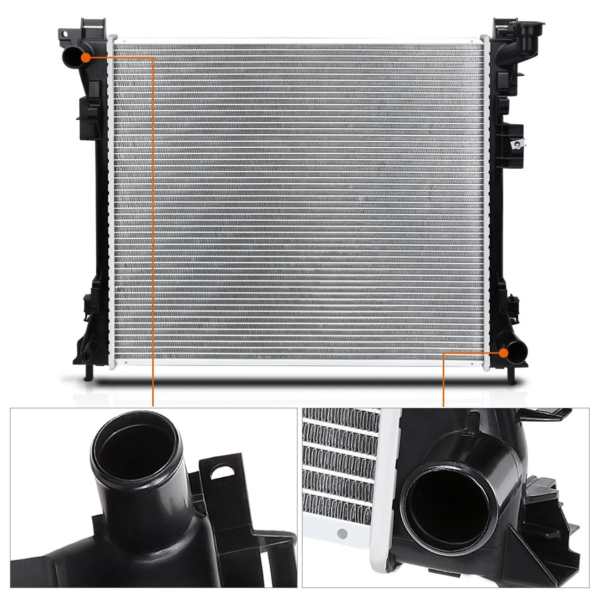 Aluminum OE Style Radiator for Dodge Grand Caravan/VW Routan (2008–2016) DPI-13064