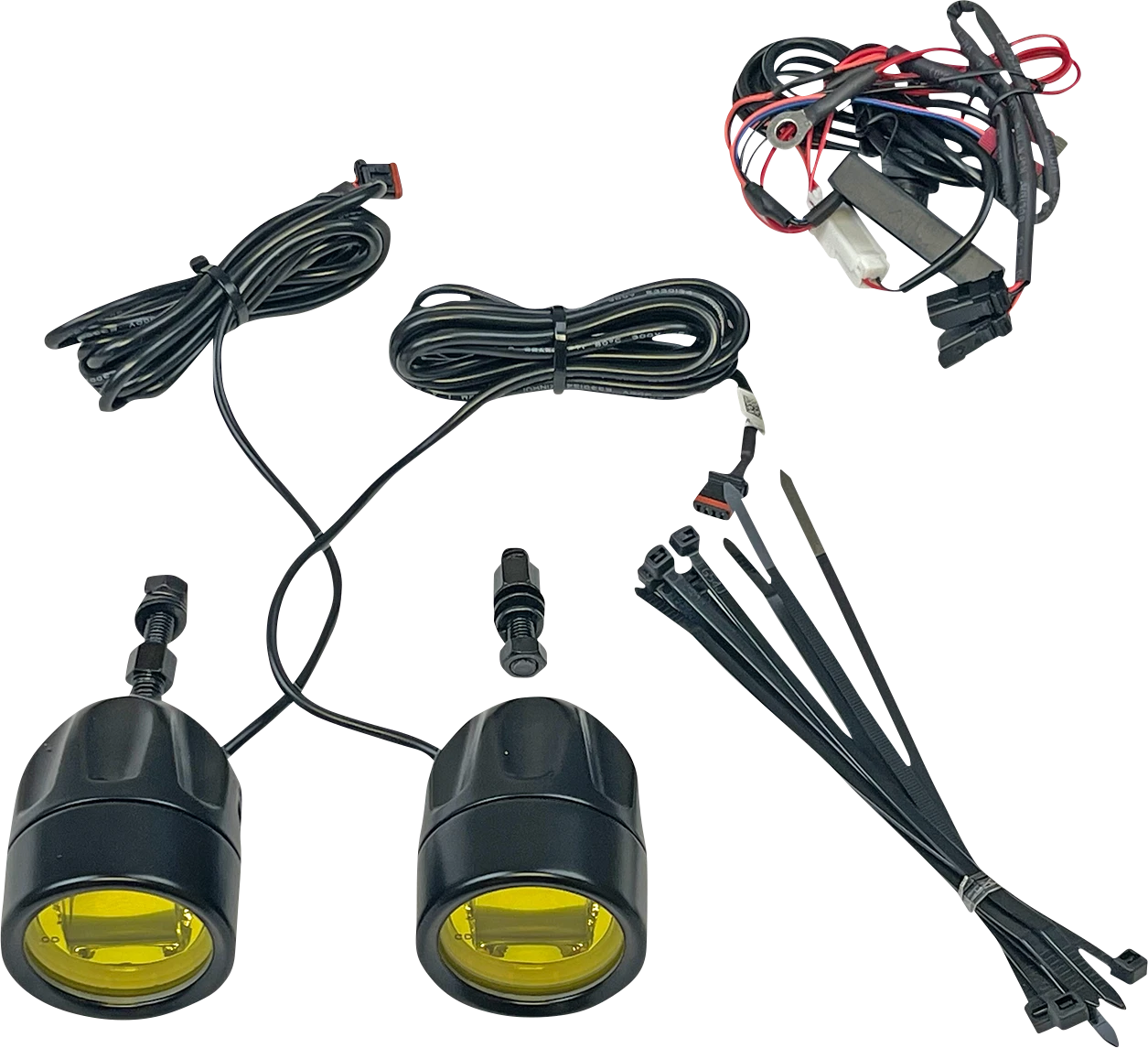 Fog Light for Universal (PB-FOG-UNV-YB) - Black - Yellow Lens