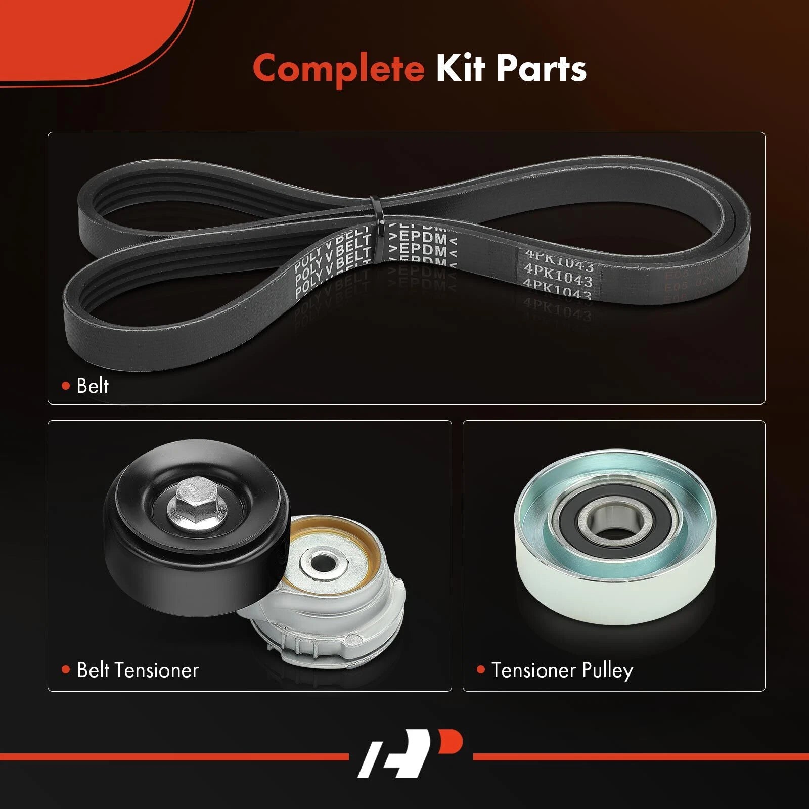 Serpentine Belt Drive Component Kit for Pontiac Firebird (1998-2002)