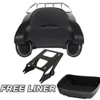 Trunk Pad Mount Rack Speakers for Harley Touring Electra Glide (2014–2023)