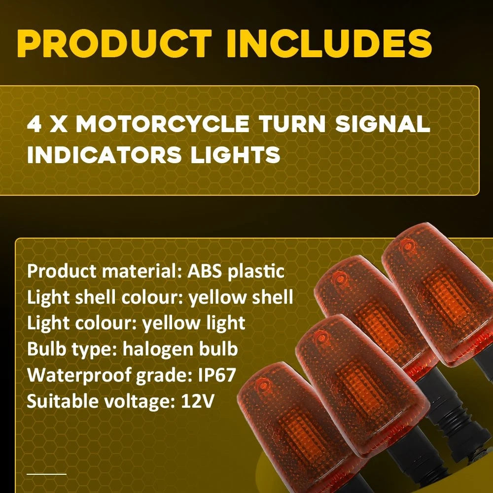 Turn Signal Indicators Set for Yamaha TW200 XT225 XT250 (2001–2023)