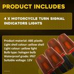 Turn Signal Indicators Set for Yamaha TW200 XT225 XT250 (2001–2023)