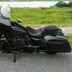 Gel Driver Passenger Seat for Harley Road King Touring Street Glide (2009-2023)