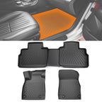 All-Weather Carpet Floor Mats Liner for Nissan Sentra (2020–2025) TPE Non-Slip