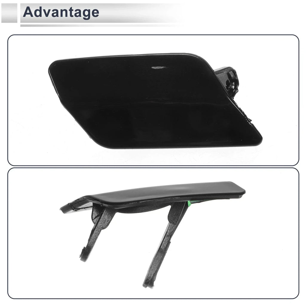 Front Right Washer Nozzle Cover Cap for BMW 335i GT xDrive Black