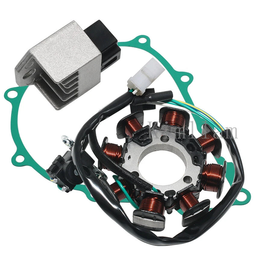 Stator Coil + Regulator Rectifier + Gasket for Honda CRF150F (2006–2017) 31120-KPT-A01
