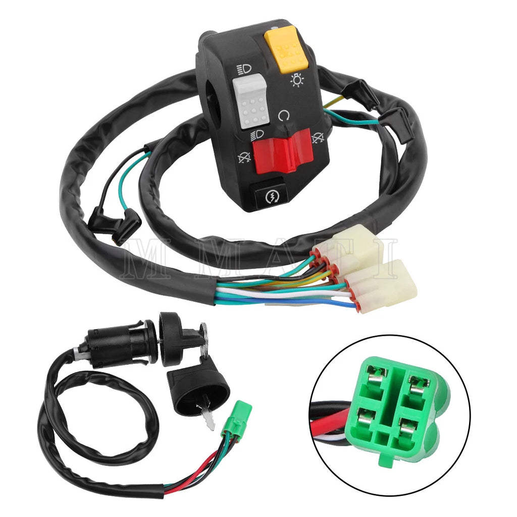 Start Stop Switch & Key Switch for Honda Sportrax 400 TRX400EX (2008)