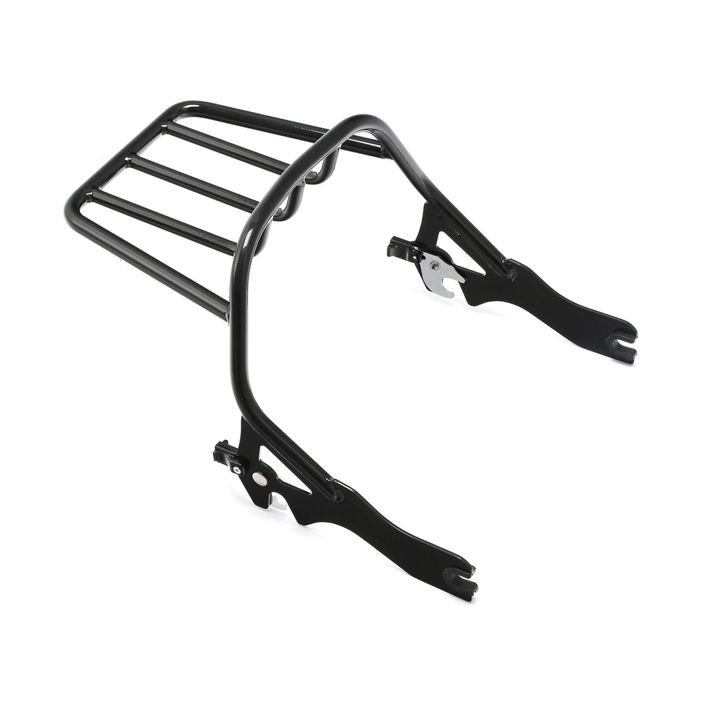 2X Black Luggage Rack Mount for Harley Softail Fat Bob FXFBS (2018–2025)