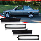Smoke White LED Side Marker Lights for BMW E30 3 Series, E34 5 Series (1982–1996)