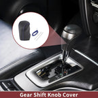 Gear Shift Knob Cover for Nissan Murano (2009–2013) Black Blue Faux Leather