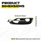 Front Bumper Fog Light Grille with Trim for BMW 3 Series (2012â2015)
