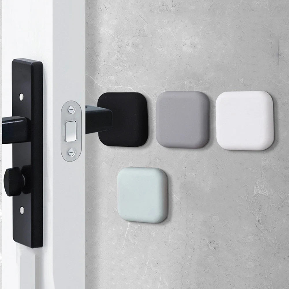 Mute Anti-Collision Protection Pad Silicone Door Handle Bumpers for