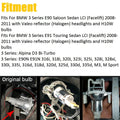 H10W LED Angel Eyes Halo Ring Marker Light Bulb for BMW 328i 325i 330i (2008–2011)