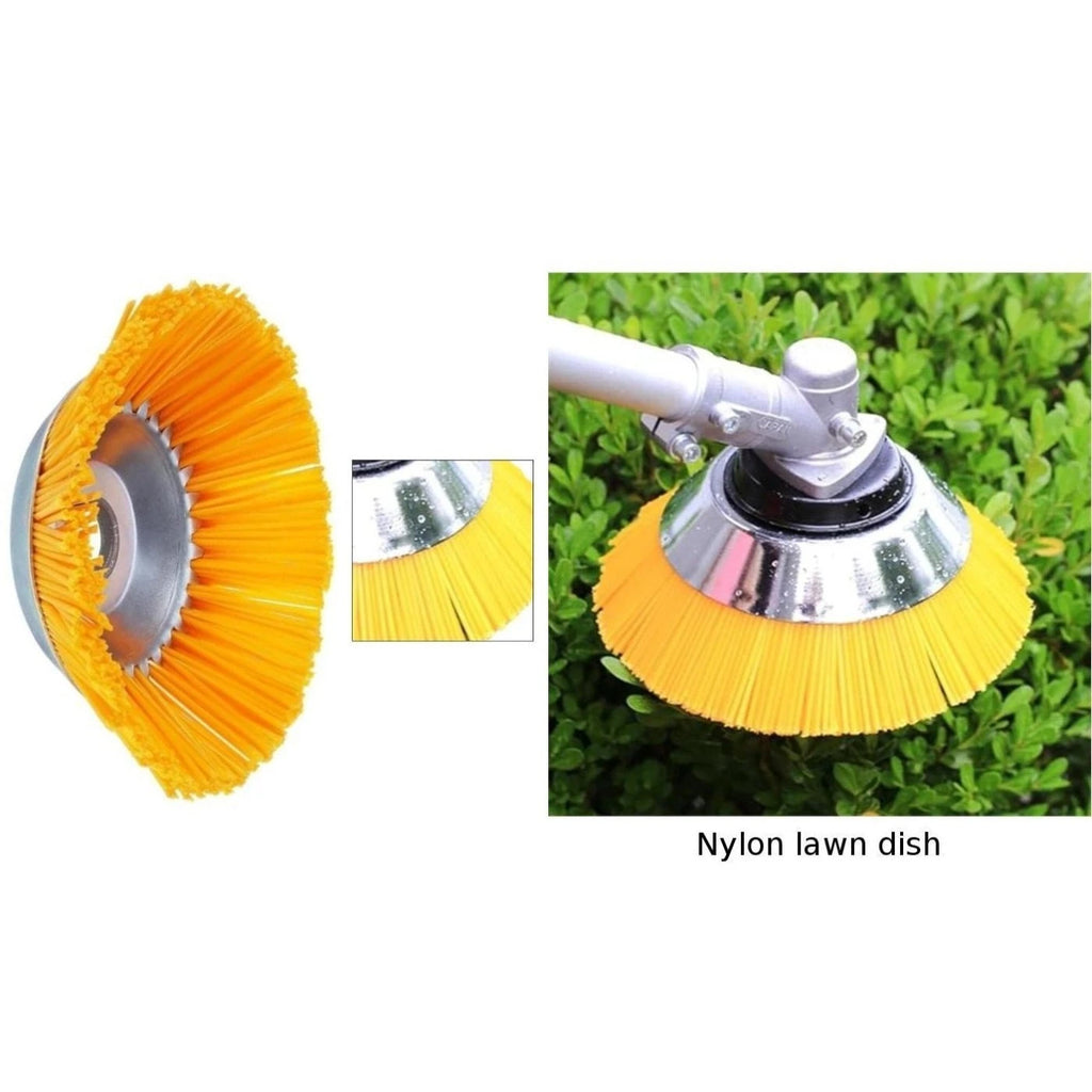Nylon Brush Head 8 Inch for Lawnmowers and Outdoor Equipment