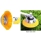 Nylon Brush Head 8 Inch for Lawnmowers and Outdoor Equipment