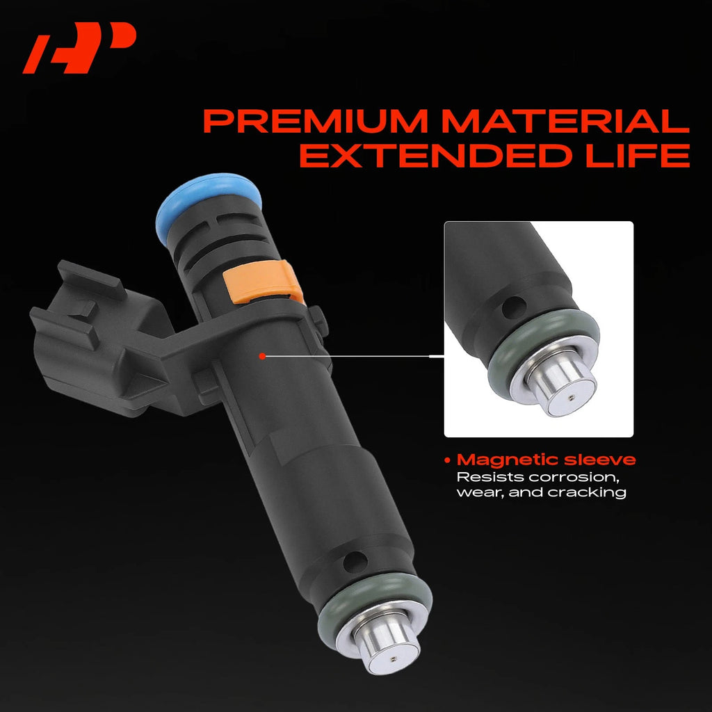Set of 4 Fuel Injectors for Jeep Cherokee (2014–2016) and Renegade (2015–2017)