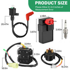 CDI Ignition Coil Rectifier Relay for Honda TRX300 (1994–1997)