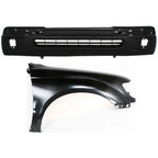 Bumper Cover Kit for Toyota Tacoma (1998–2000) Front Right 2 Pieces