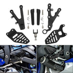 Front Rider Driver Foot Pegs Footrest Bracket for Yamaha YZF-R6 (2006–2016)