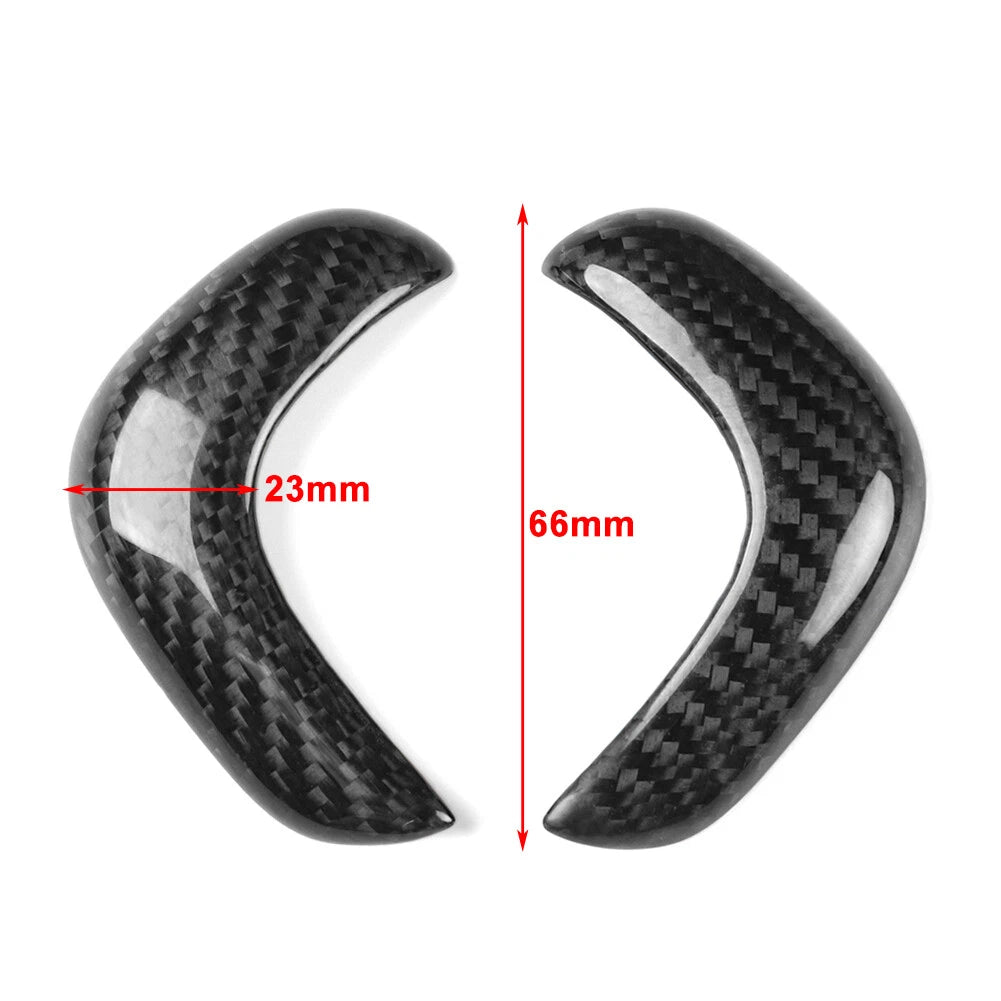 2Pcs Gear Shift Knob Cover Trim for Nissan GTR R35 (2017–2022)