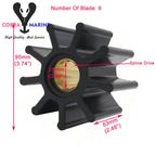 Water Pump Impeller for Jabsco 836-0001 Johnson 09-1029B