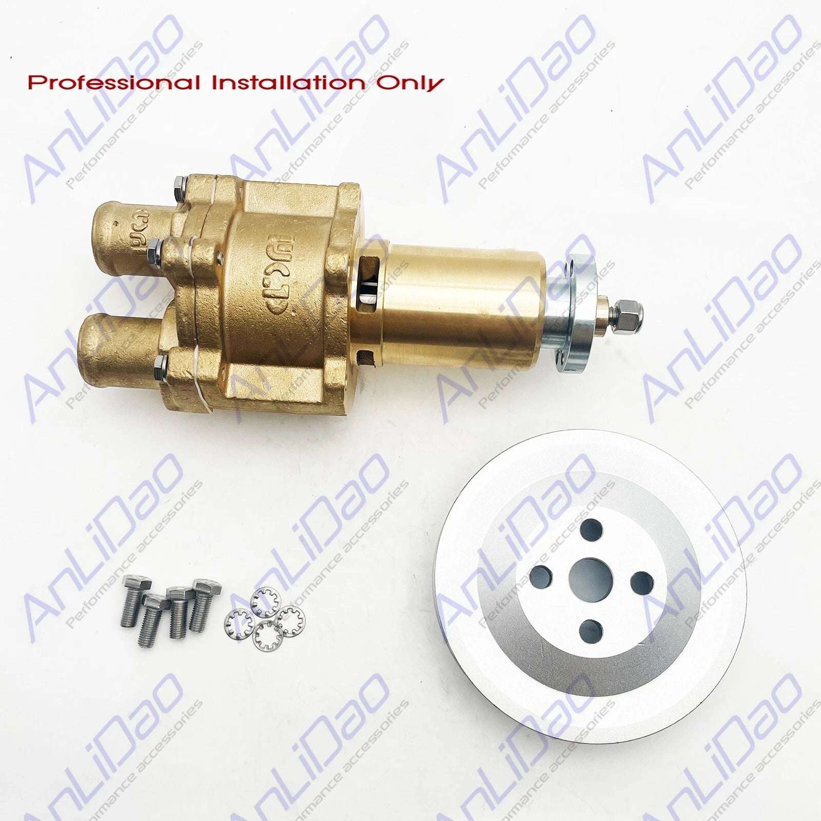 Sea Water Pump with Pulley for Mercruiser Mercury Marine V8 (46-807151A12)