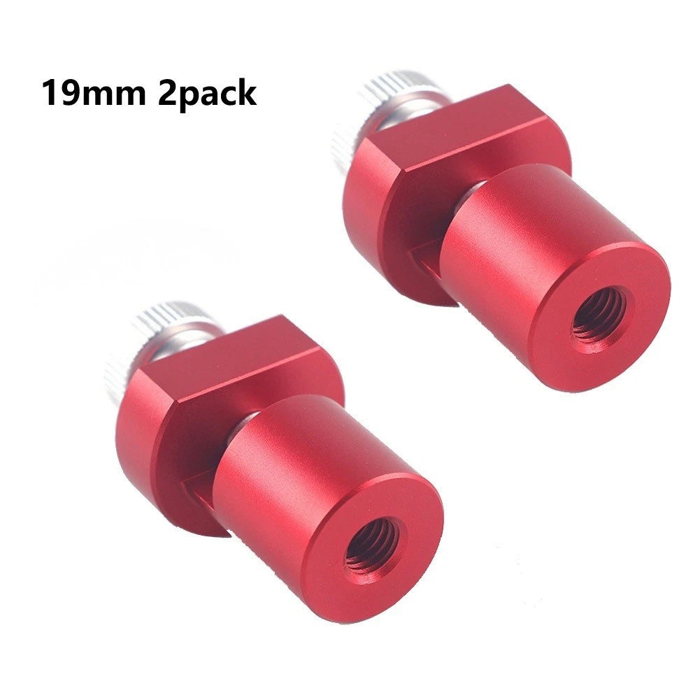 Non-Slip Aluminum Alloy Square Ruler Stops 19/20mm for Workbenches
