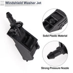Washer Nozzle Set of 6 w/ Hose Connector for Volkswagen (No. 6E0955985)