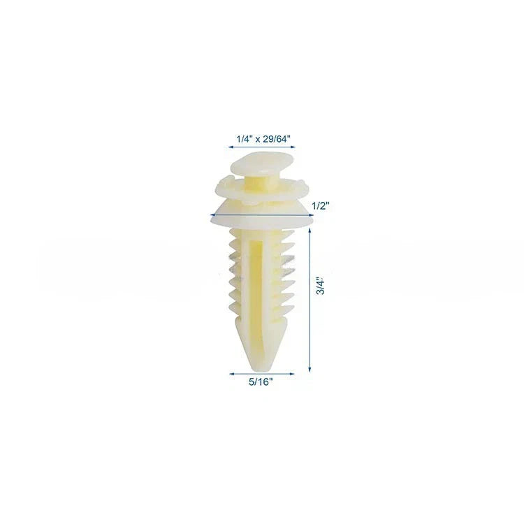 100Pcs 7.9mm Nylon Door Trim Clips for Chevrolet/GMC (2000–2023)