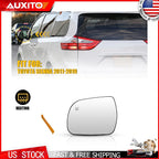 Left Side Heated Rearview Mirror Glass for Toyota Sienna (2011–2019) OE8790608021