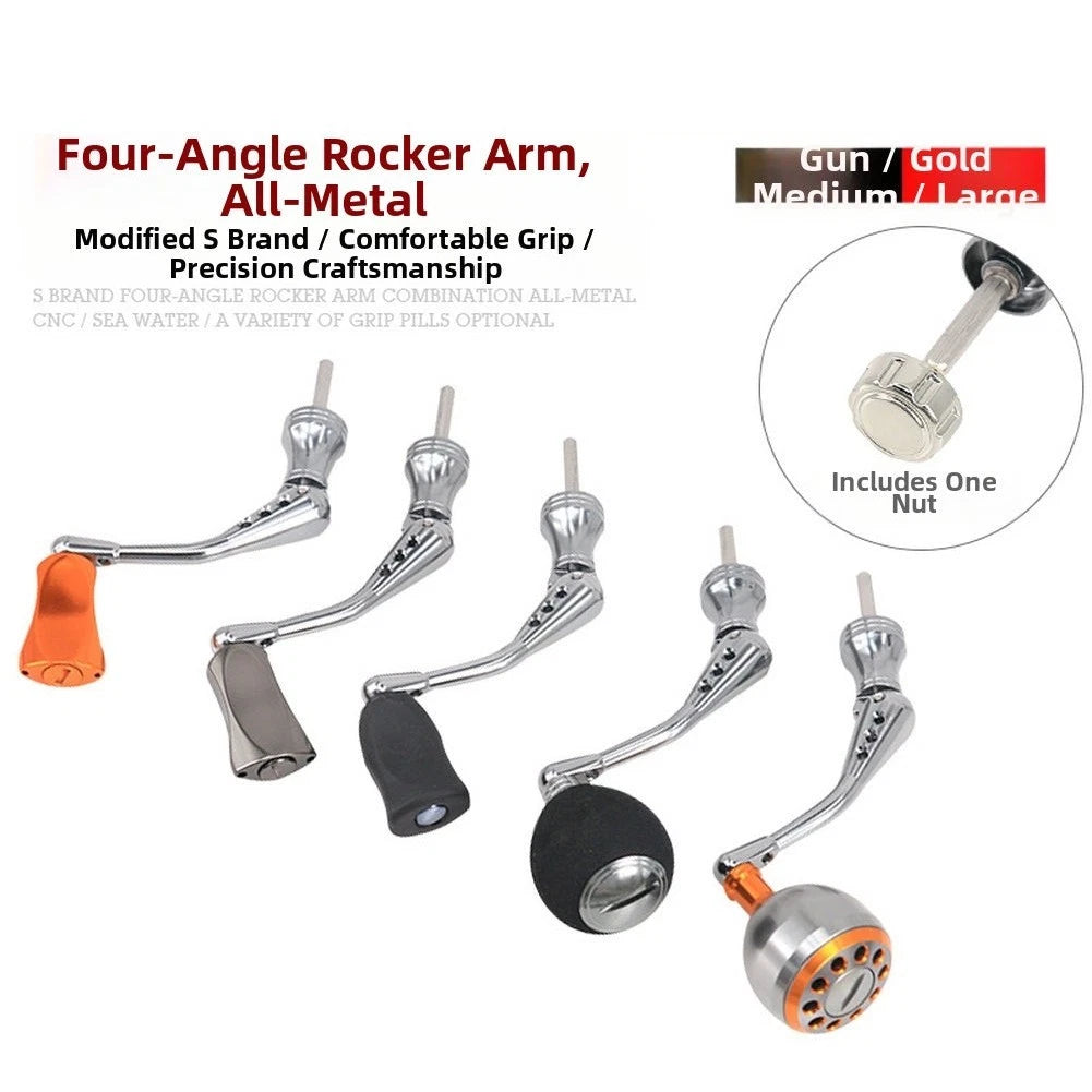 Fishing Reel Handle Arm for S Brand Reels (64.5mm, 38.7G to 54.9G)