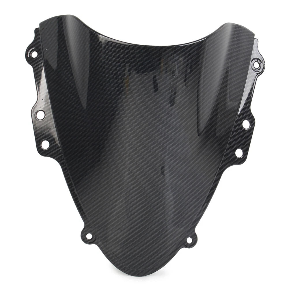 Black Carbon Fiber ABS Windshield Shield for Suzuki GSXR600 GSXR750 (2004–2005)