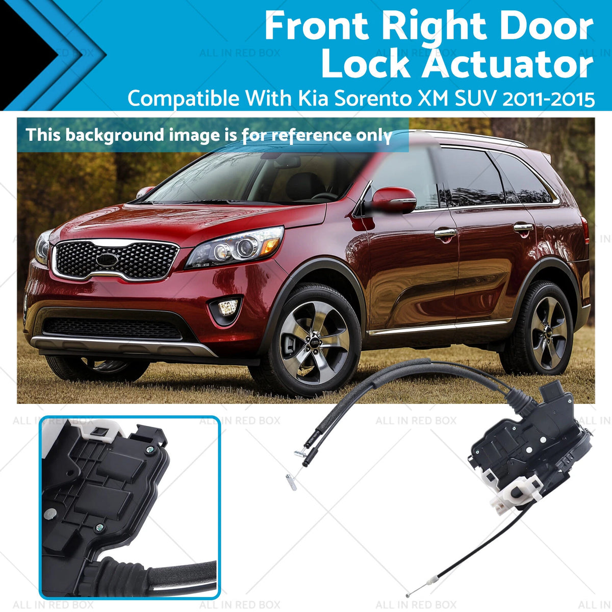 Door Lock Actuator Front Right for Kia Sorento XM (2011–2015)