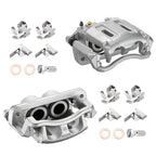 2X Front Brake Calipers with Brackets for Ford F-350 Super Duty (2008–2010)