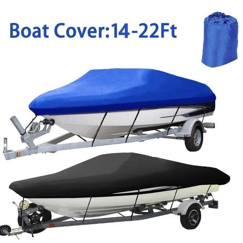 Trailerable Jumbo Cover for V-Hull Fishing Ski Pro-Style Bass Boat (2014–2022)