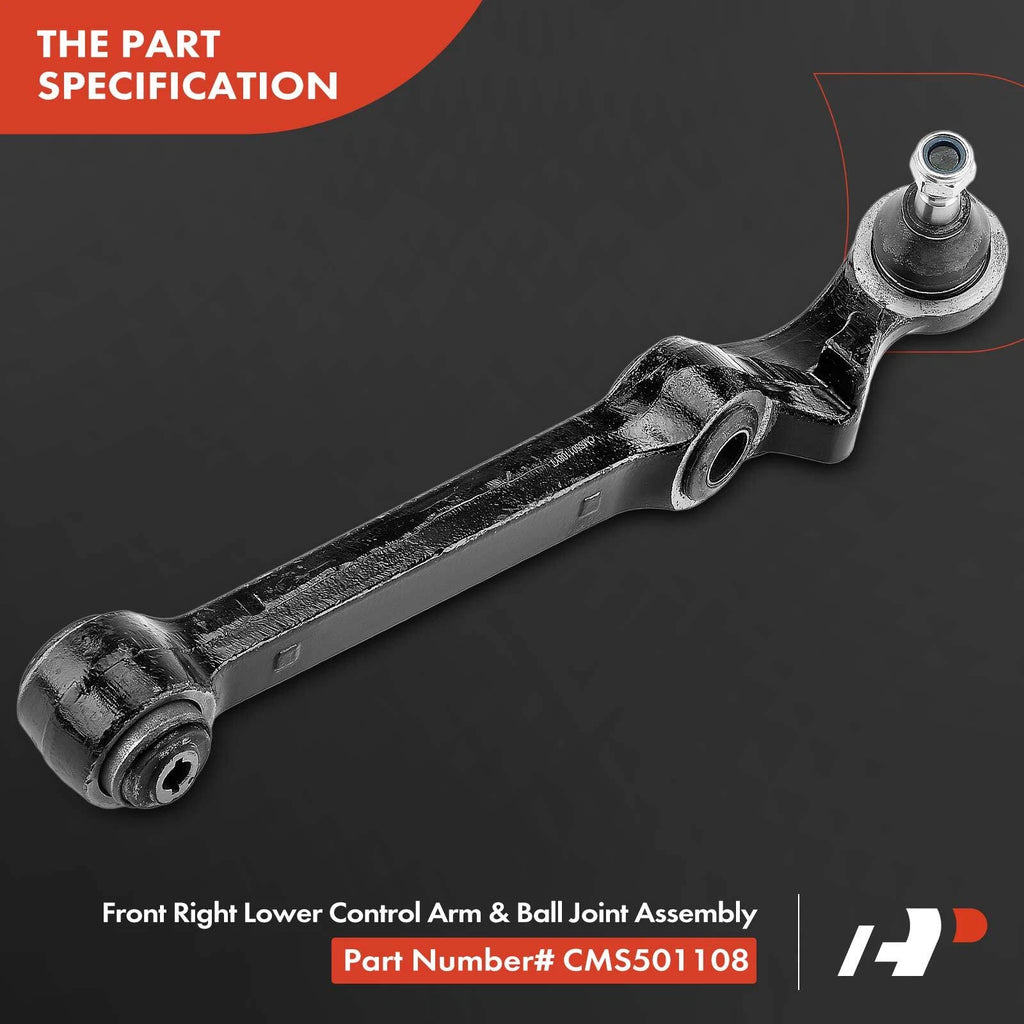 Front Right Lower Control Arm with Ball Joint for Pontiac GTO (2004-2006)