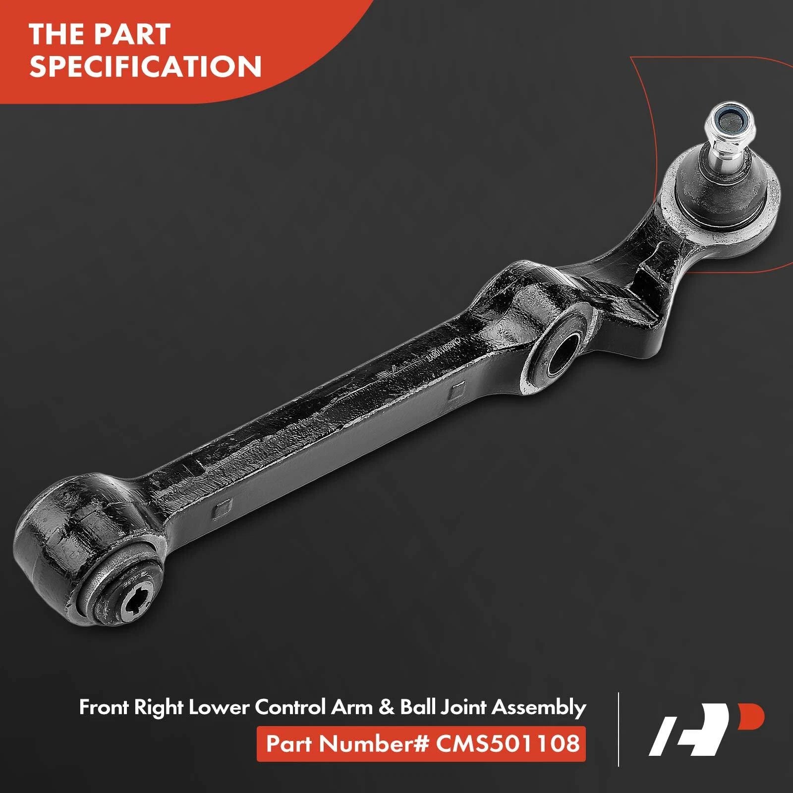 Front Right Lower Control Arm with Ball Joint for Pontiac GTO (2004-2006)