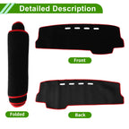 Dashboard Cover for Suzuki Alto (2019–2022) Black Red Trim 1 Pc