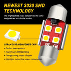 31mm Dome LED Bulbs for Car (3020-SMD) Interior Light Festoon Lamp